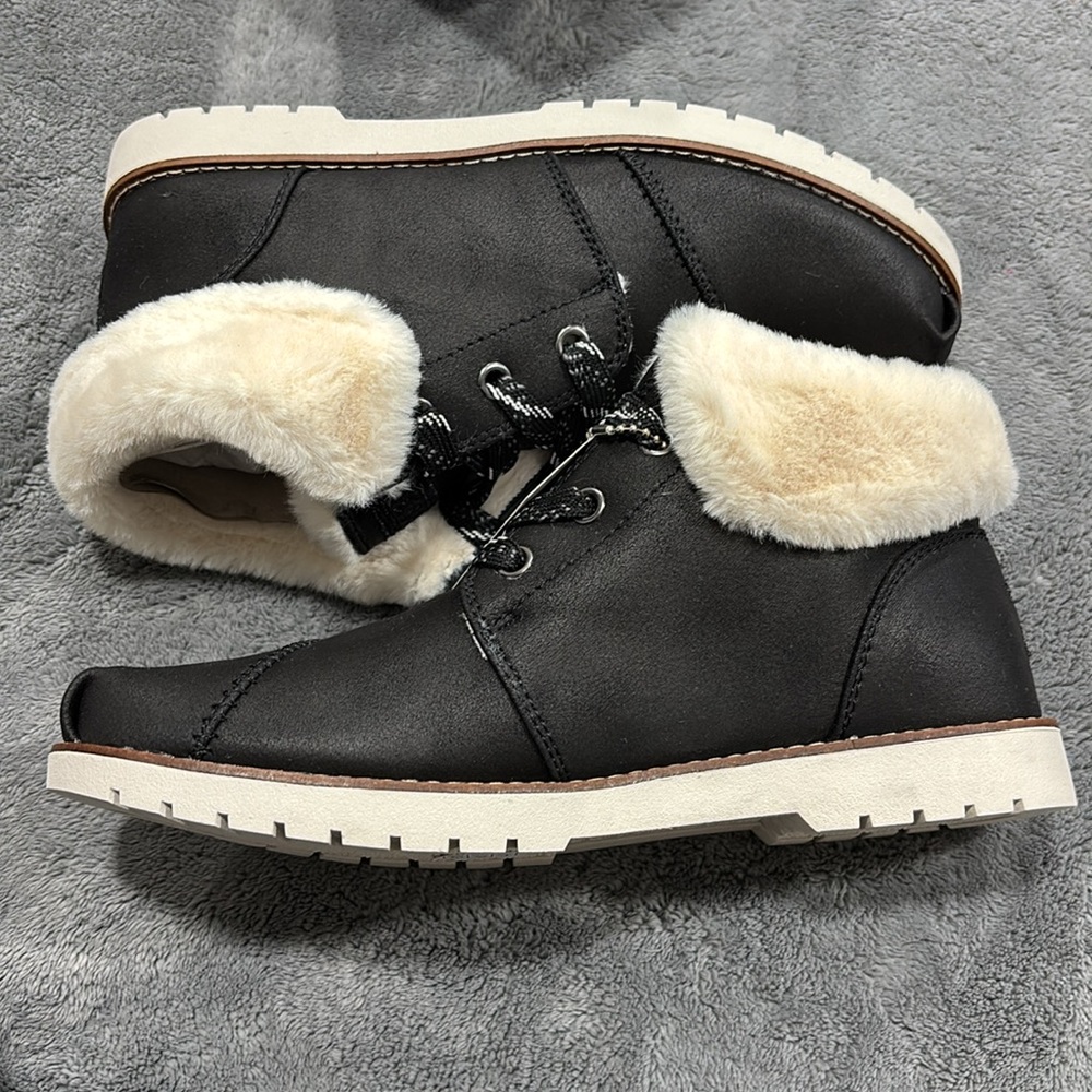Skechers Black Vegan Boots